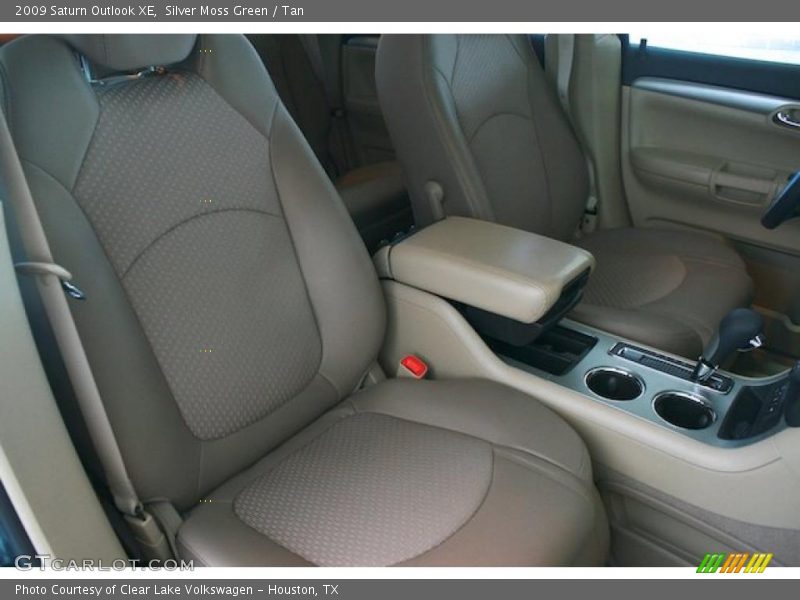 Silver Moss Green / Tan 2009 Saturn Outlook XE