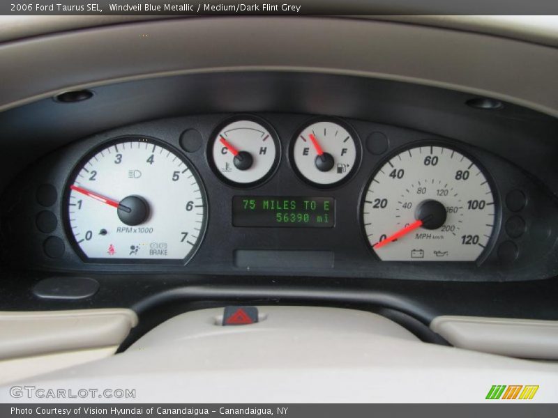 Windveil Blue Metallic / Medium/Dark Flint Grey 2006 Ford Taurus SEL