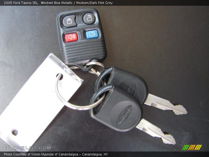 Windveil Blue Metallic / Medium/Dark Flint Grey 2006 Ford Taurus SEL
