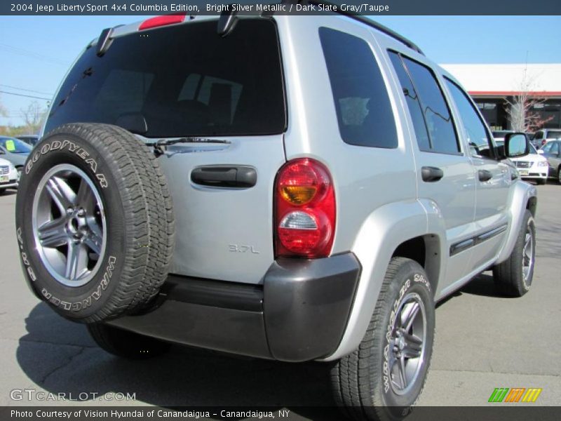 Bright Silver Metallic / Dark Slate Gray/Taupe 2004 Jeep Liberty Sport 4x4 Columbia Edition
