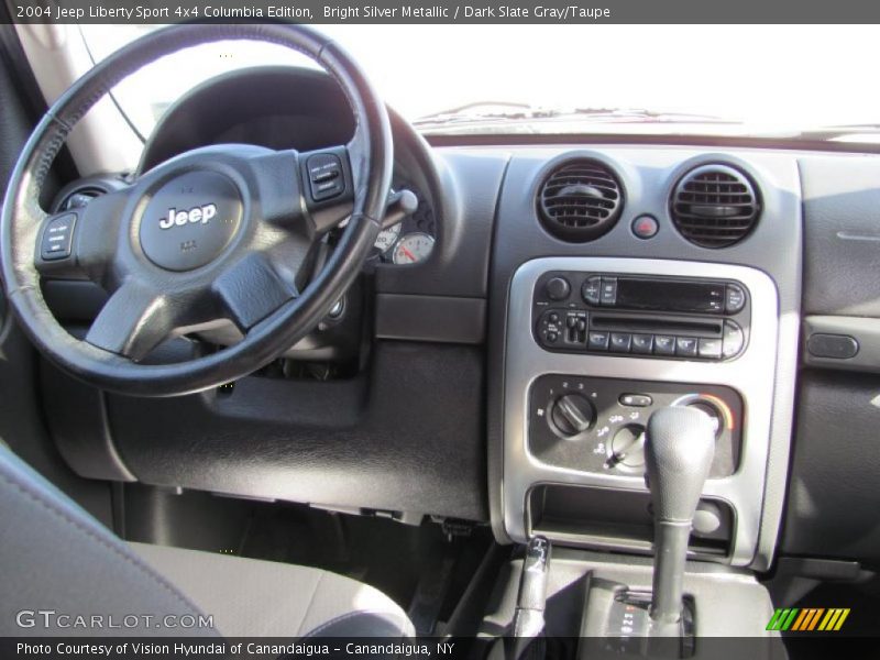 Bright Silver Metallic / Dark Slate Gray/Taupe 2004 Jeep Liberty Sport 4x4 Columbia Edition
