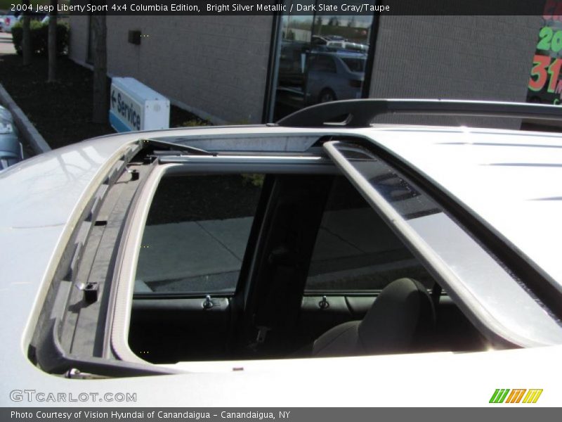 Bright Silver Metallic / Dark Slate Gray/Taupe 2004 Jeep Liberty Sport 4x4 Columbia Edition
