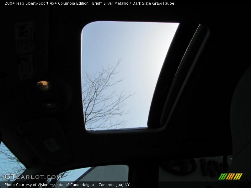 Bright Silver Metallic / Dark Slate Gray/Taupe 2004 Jeep Liberty Sport 4x4 Columbia Edition