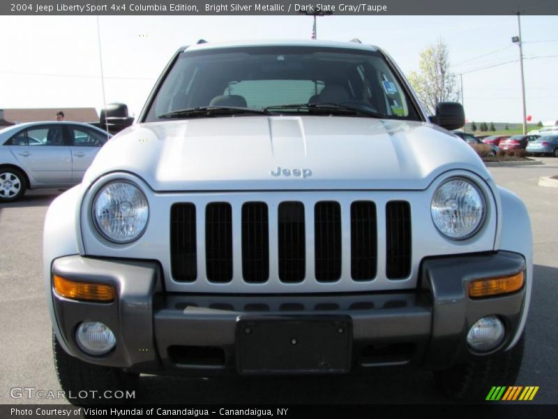 Bright Silver Metallic / Dark Slate Gray/Taupe 2004 Jeep Liberty Sport 4x4 Columbia Edition