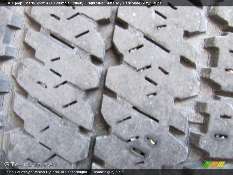 Bright Silver Metallic / Dark Slate Gray/Taupe 2004 Jeep Liberty Sport 4x4 Columbia Edition