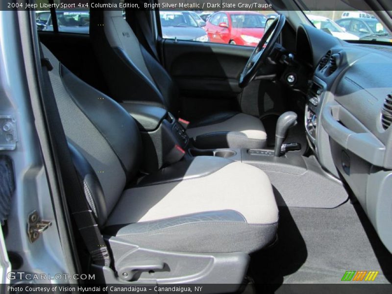 Bright Silver Metallic / Dark Slate Gray/Taupe 2004 Jeep Liberty Sport 4x4 Columbia Edition