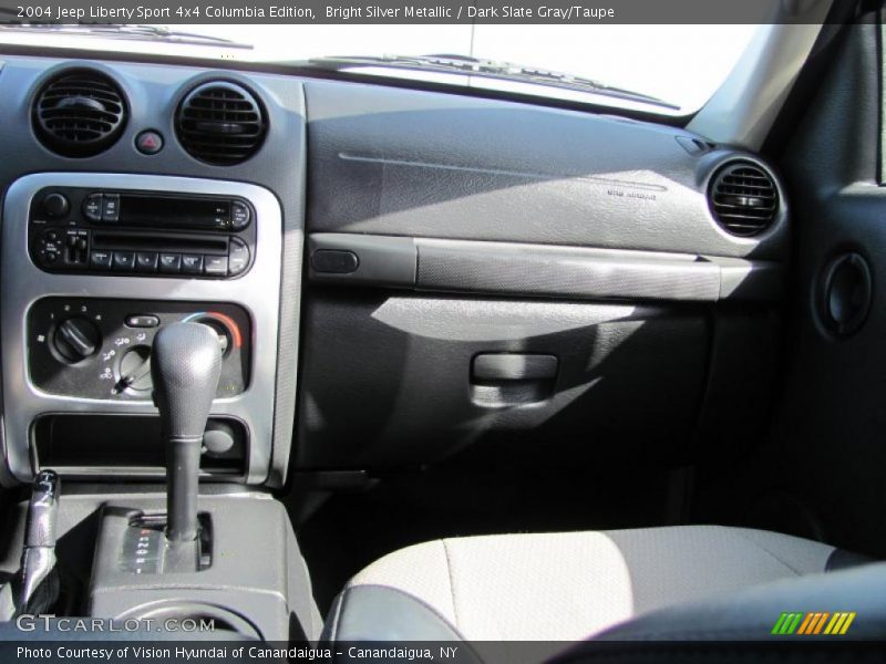 Bright Silver Metallic / Dark Slate Gray/Taupe 2004 Jeep Liberty Sport 4x4 Columbia Edition