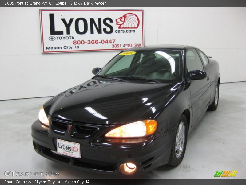 Black / Dark Pewter 2005 Pontiac Grand Am GT Coupe