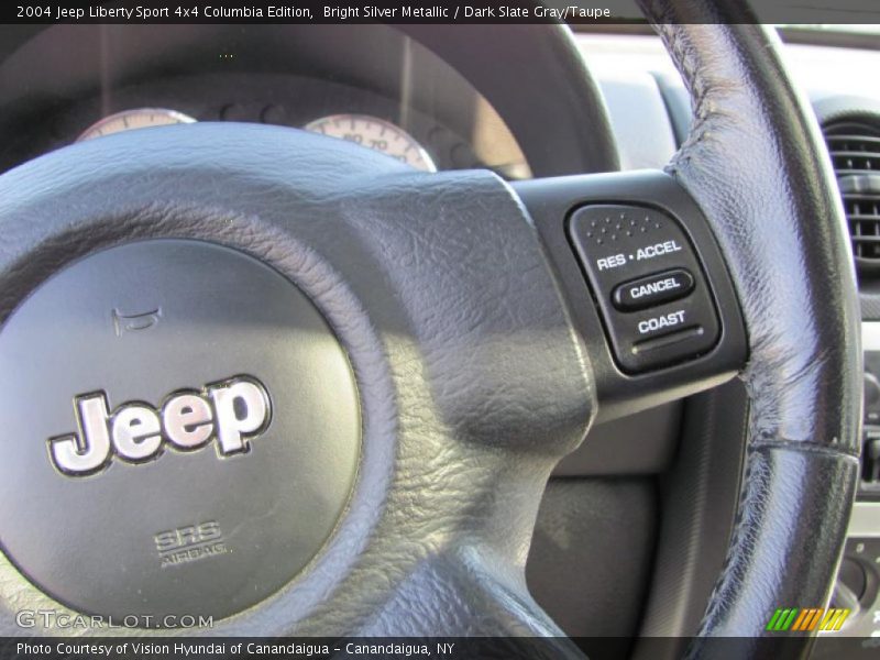 Bright Silver Metallic / Dark Slate Gray/Taupe 2004 Jeep Liberty Sport 4x4 Columbia Edition