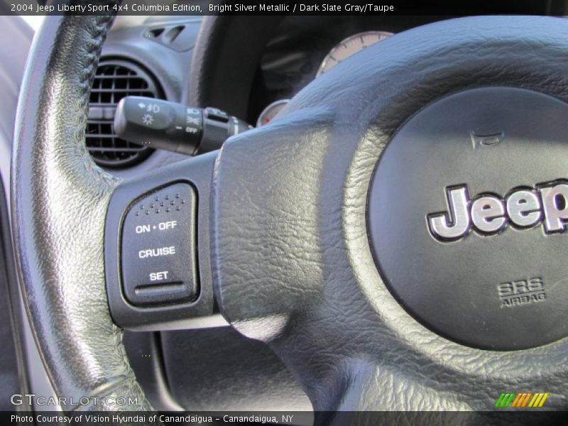 Bright Silver Metallic / Dark Slate Gray/Taupe 2004 Jeep Liberty Sport 4x4 Columbia Edition