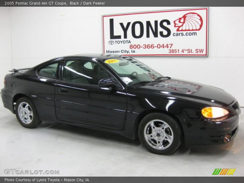 Black / Dark Pewter 2005 Pontiac Grand Am GT Coupe