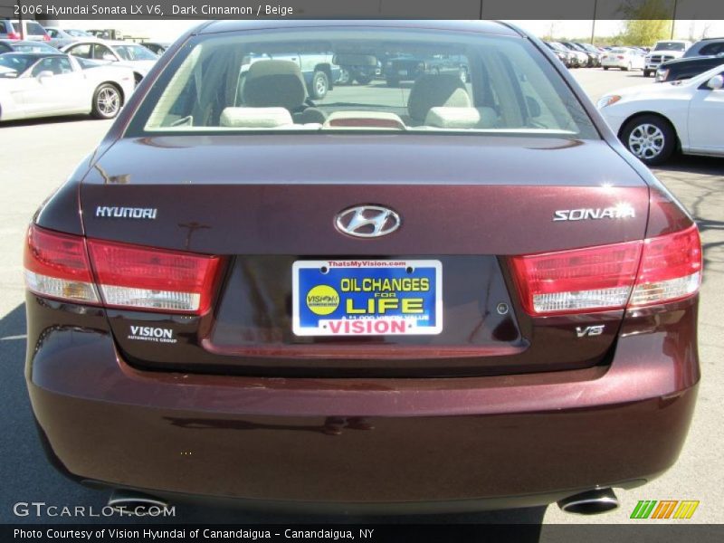 Dark Cinnamon / Beige 2006 Hyundai Sonata LX V6