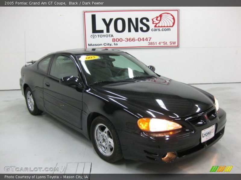 Black / Dark Pewter 2005 Pontiac Grand Am GT Coupe