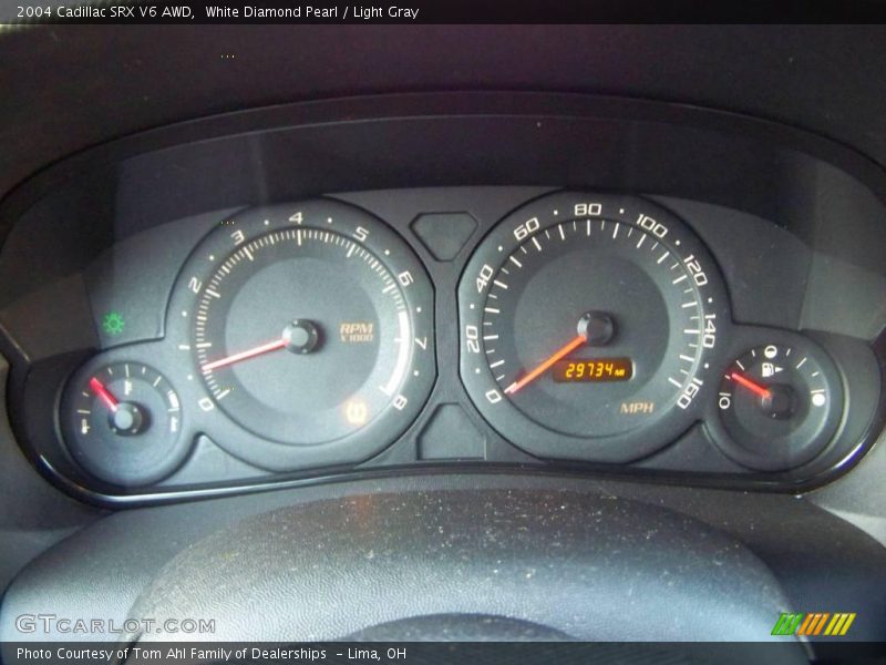 White Diamond Pearl / Light Gray 2004 Cadillac SRX V6 AWD