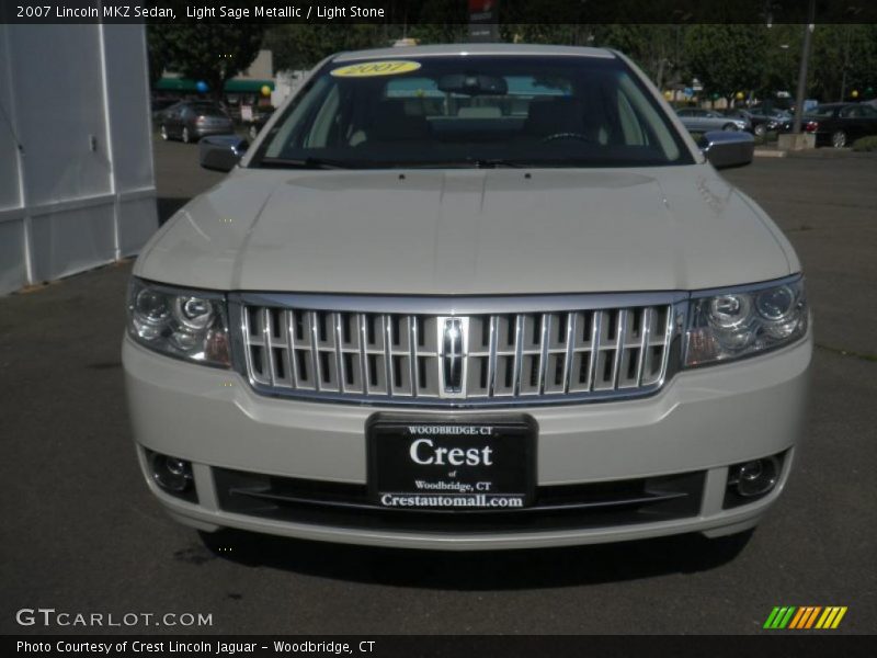 Light Sage Metallic / Light Stone 2007 Lincoln MKZ Sedan