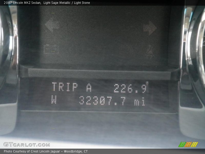 Light Sage Metallic / Light Stone 2007 Lincoln MKZ Sedan