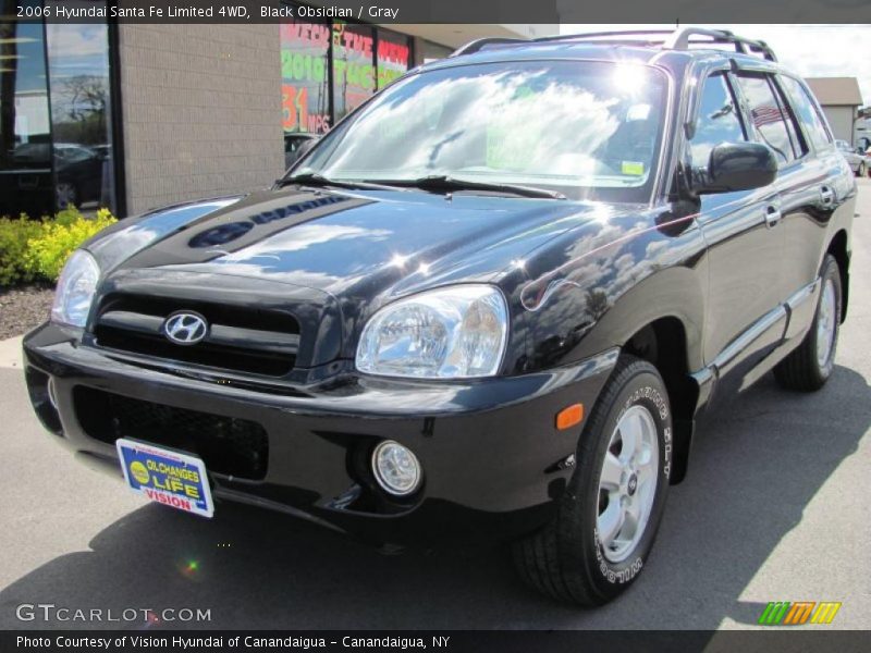 Black Obsidian / Gray 2006 Hyundai Santa Fe Limited 4WD