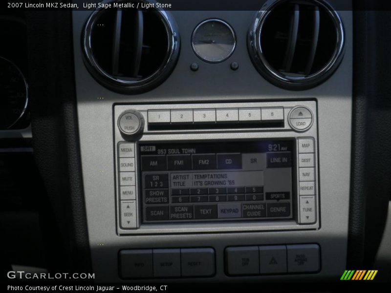 Light Sage Metallic / Light Stone 2007 Lincoln MKZ Sedan