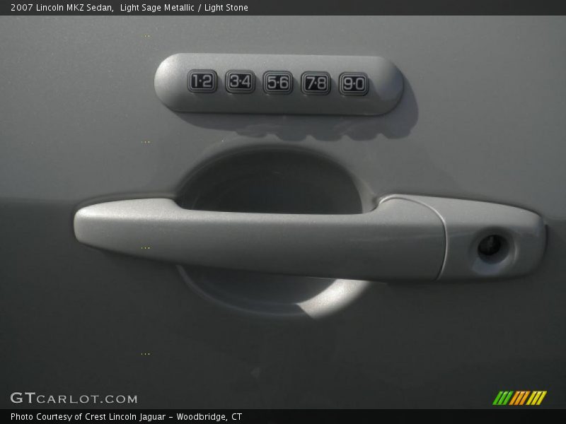 Light Sage Metallic / Light Stone 2007 Lincoln MKZ Sedan