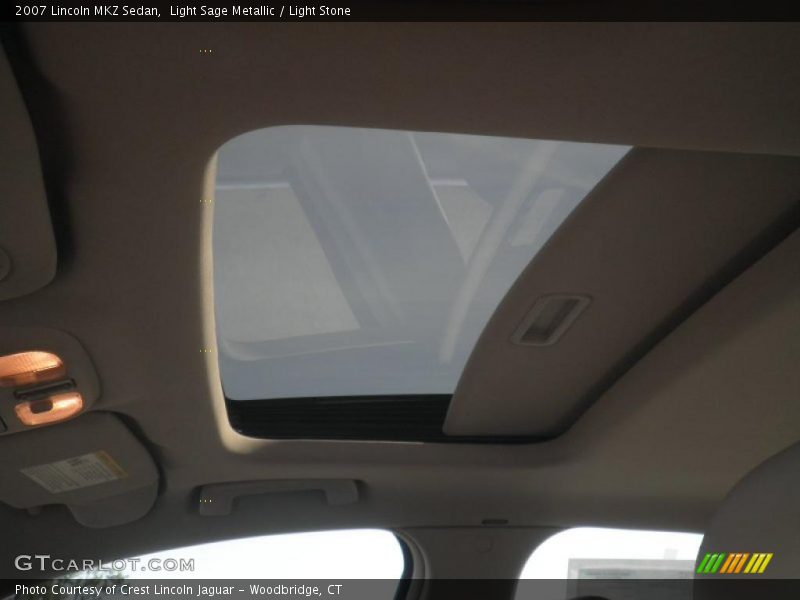 Light Sage Metallic / Light Stone 2007 Lincoln MKZ Sedan