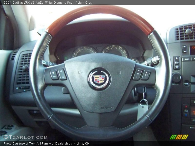 White Diamond Pearl / Light Gray 2004 Cadillac SRX V6 AWD