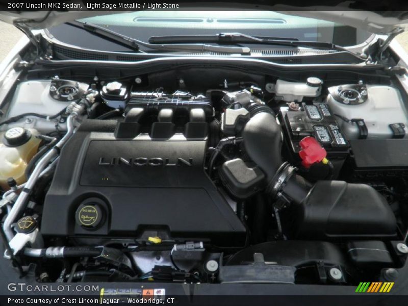 Light Sage Metallic / Light Stone 2007 Lincoln MKZ Sedan
