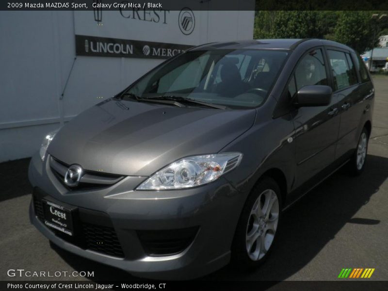 Galaxy Gray Mica / Black 2009 Mazda MAZDA5 Sport