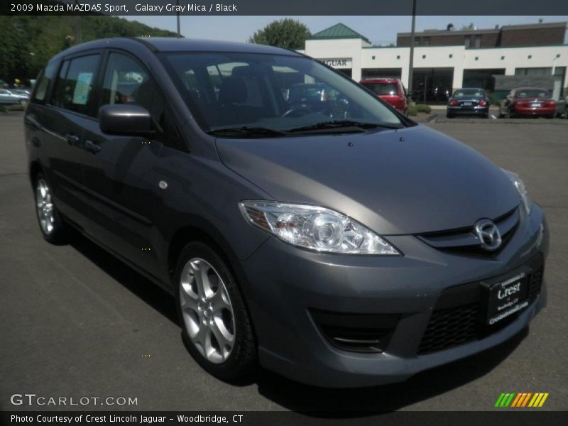 Galaxy Gray Mica / Black 2009 Mazda MAZDA5 Sport