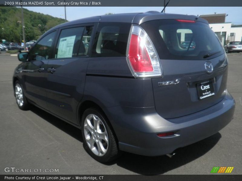 Galaxy Gray Mica / Black 2009 Mazda MAZDA5 Sport