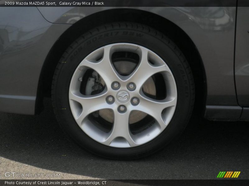 Galaxy Gray Mica / Black 2009 Mazda MAZDA5 Sport