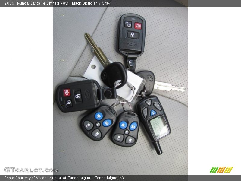 Black Obsidian / Gray 2006 Hyundai Santa Fe Limited 4WD