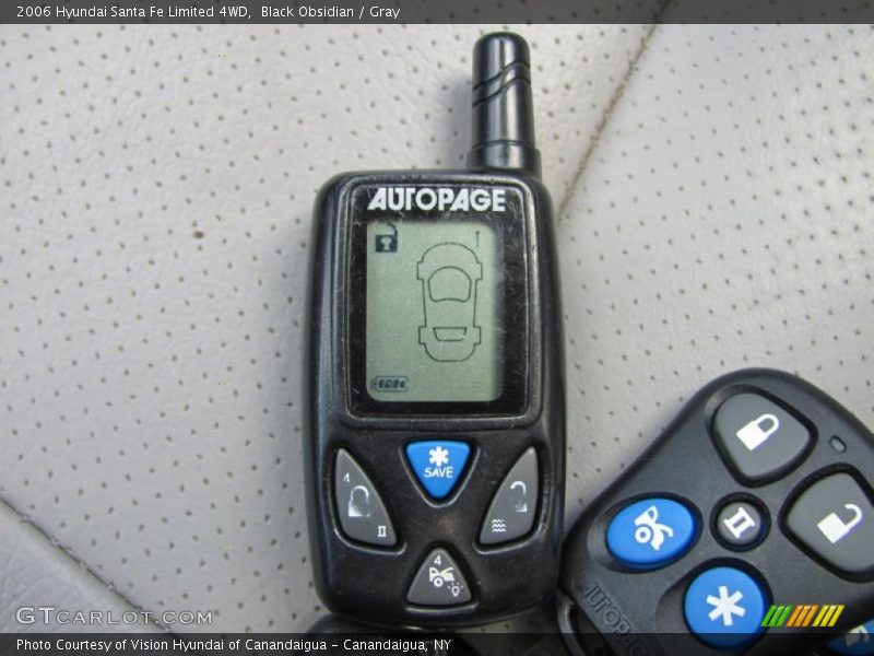 Black Obsidian / Gray 2006 Hyundai Santa Fe Limited 4WD