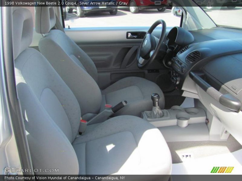 Silver Arrow Metallic / Gray 1998 Volkswagen New Beetle 2.0 Coupe