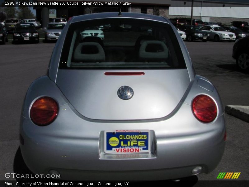 Silver Arrow Metallic / Gray 1998 Volkswagen New Beetle 2.0 Coupe