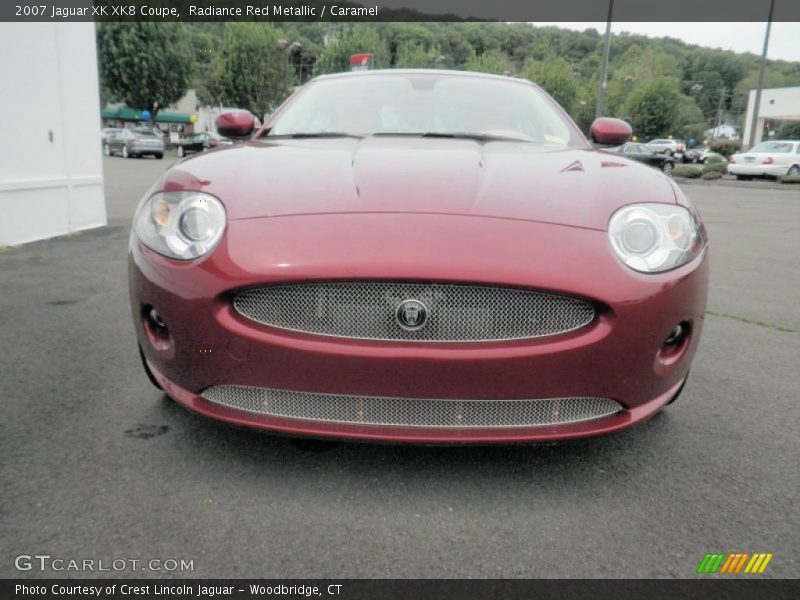 Radiance Red Metallic / Caramel 2007 Jaguar XK XK8 Coupe