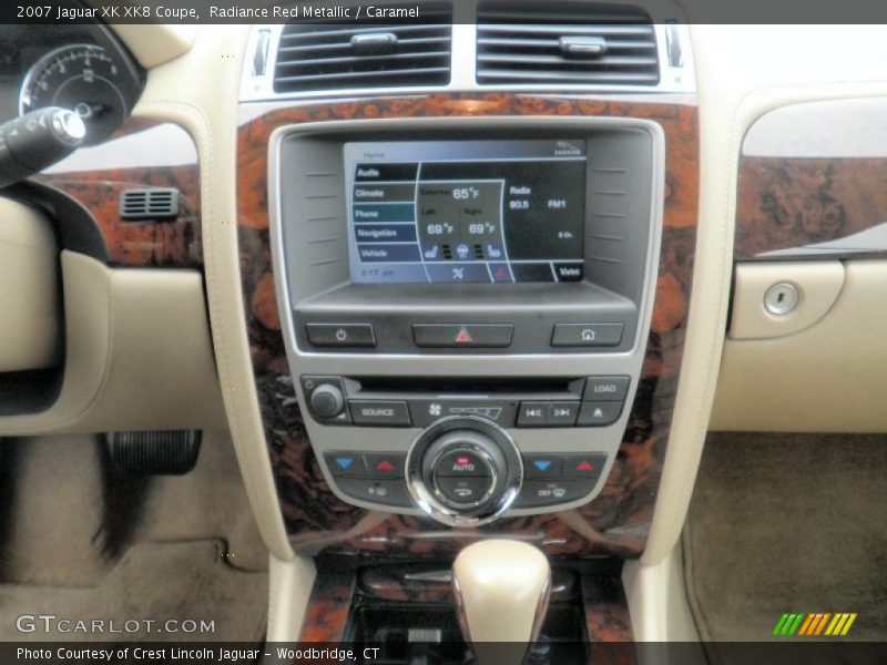 Radiance Red Metallic / Caramel 2007 Jaguar XK XK8 Coupe