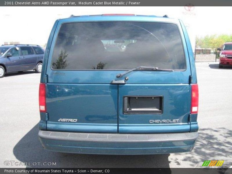 Medium Cadet Blue Metallic / Pewter 2001 Chevrolet Astro AWD Passenger Van