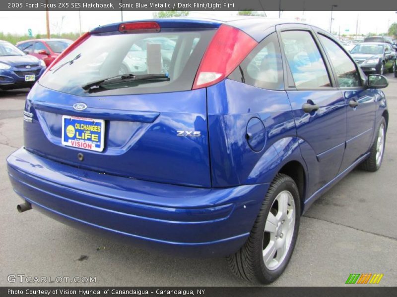 Sonic Blue Metallic / Dark Flint/Light Flint 2005 Ford Focus ZX5 SES Hatchback