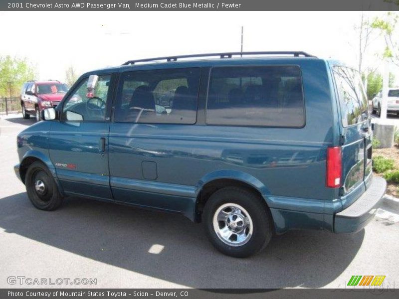 Medium Cadet Blue Metallic / Pewter 2001 Chevrolet Astro AWD Passenger Van