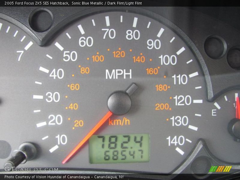 Sonic Blue Metallic / Dark Flint/Light Flint 2005 Ford Focus ZX5 SES Hatchback