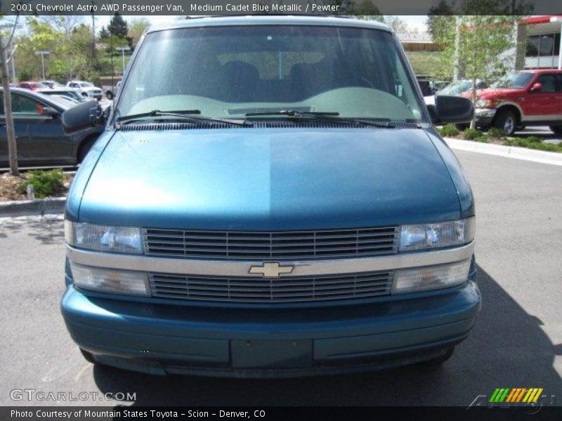 Medium Cadet Blue Metallic / Pewter 2001 Chevrolet Astro AWD Passenger Van