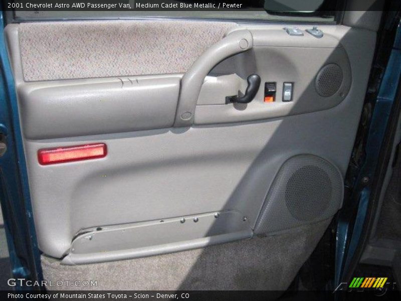 Medium Cadet Blue Metallic / Pewter 2001 Chevrolet Astro AWD Passenger Van