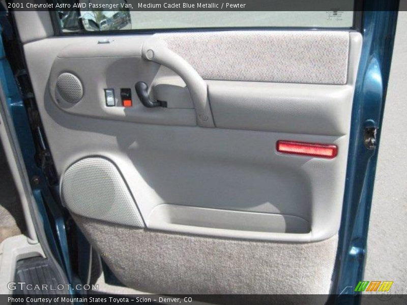 Medium Cadet Blue Metallic / Pewter 2001 Chevrolet Astro AWD Passenger Van