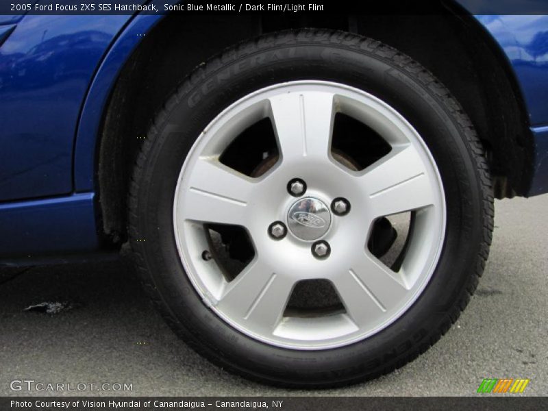 Sonic Blue Metallic / Dark Flint/Light Flint 2005 Ford Focus ZX5 SES Hatchback