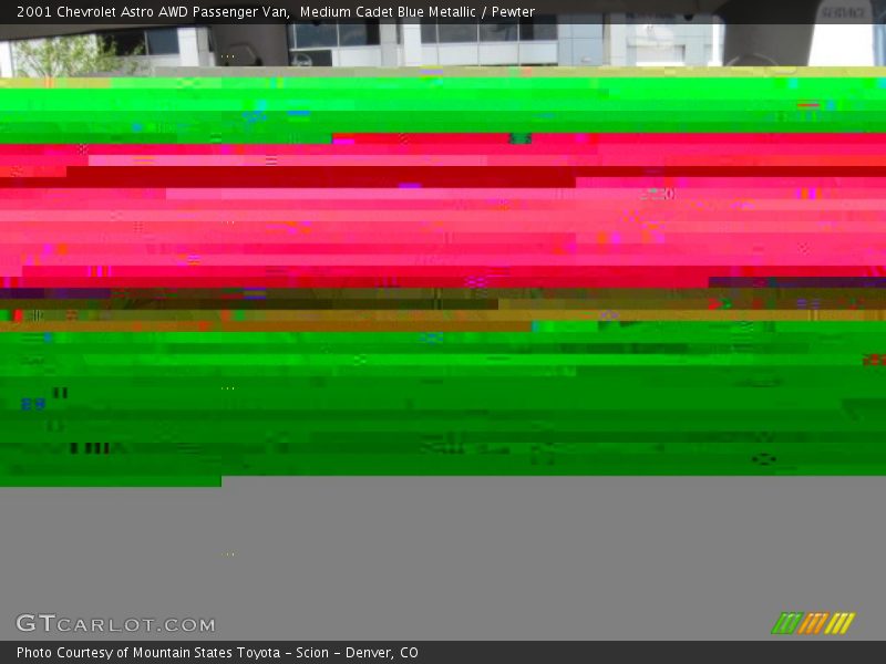Medium Cadet Blue Metallic / Pewter 2001 Chevrolet Astro AWD Passenger Van