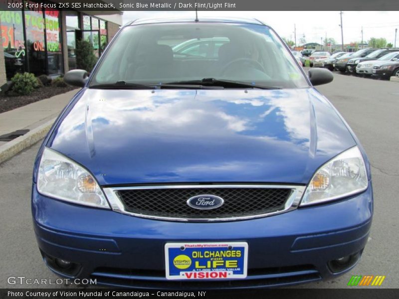 Sonic Blue Metallic / Dark Flint/Light Flint 2005 Ford Focus ZX5 SES Hatchback