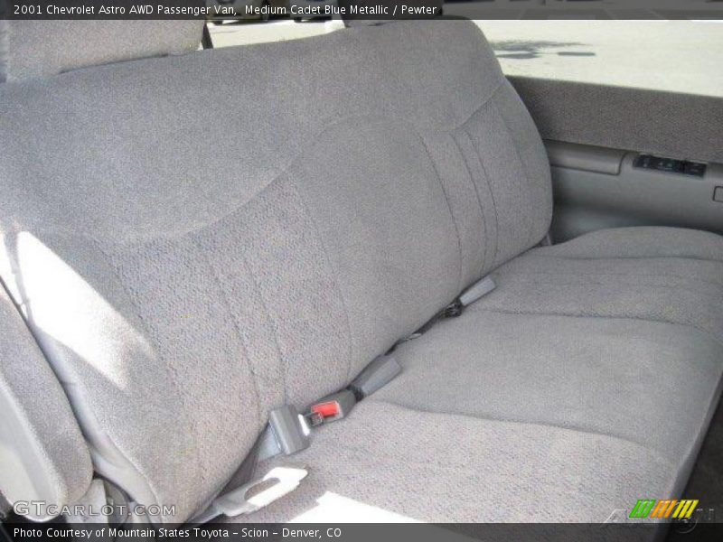 Medium Cadet Blue Metallic / Pewter 2001 Chevrolet Astro AWD Passenger Van