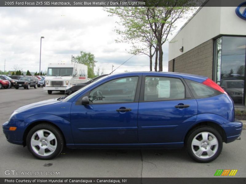 Sonic Blue Metallic / Dark Flint/Light Flint 2005 Ford Focus ZX5 SES Hatchback