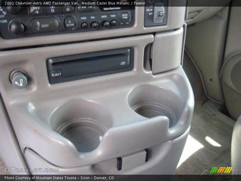 Medium Cadet Blue Metallic / Pewter 2001 Chevrolet Astro AWD Passenger Van