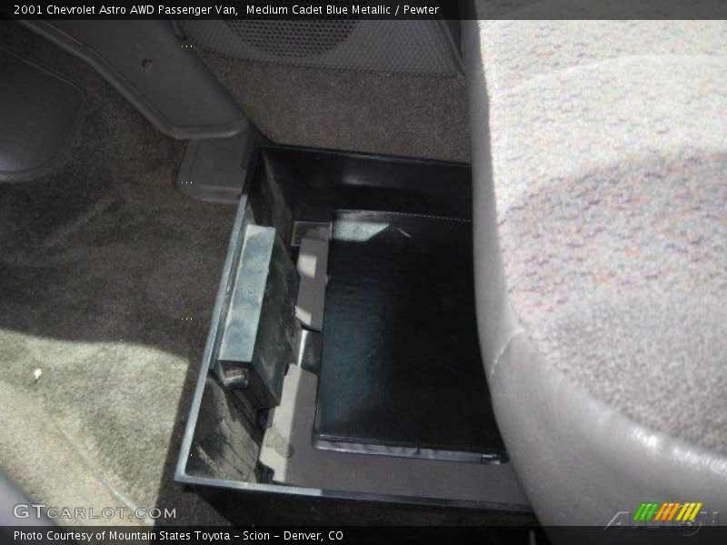 Medium Cadet Blue Metallic / Pewter 2001 Chevrolet Astro AWD Passenger Van